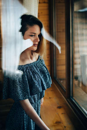 Love and loneliness. Thoughts of loveの写真素材