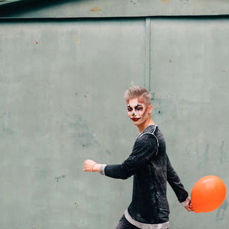 Fresh and crazy ideas for cool pictures on the Internet for the celebration of Halloweenの写真素材