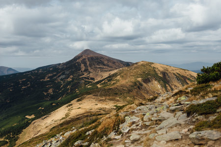Carpathians, Goverla, the highest mountain of Ukraine