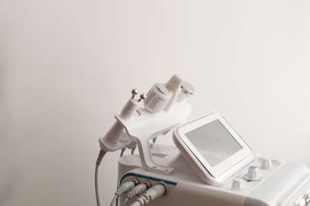 apparatus for cryotherapy on the skin of the face. Pore reduction. Helps strengthen blood vessels. Reduce redness and rosacea. Relieve inflammation.の写真素材