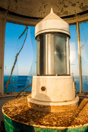 Close up of the lighthouseの写真素材