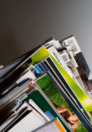 Some magazinesの写真素材
