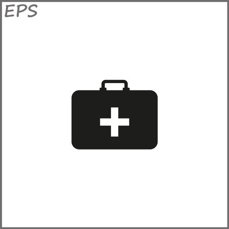 medicine bag icon, vector illustrationのイラスト素材