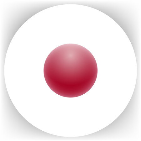 Blue ball, vector illustration