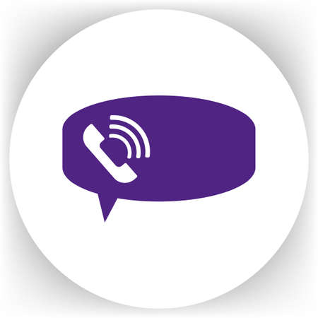 Call speech bubble sign.のイラスト素材