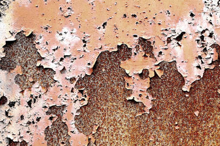 Grunge rusty metal wall textureの写真素材