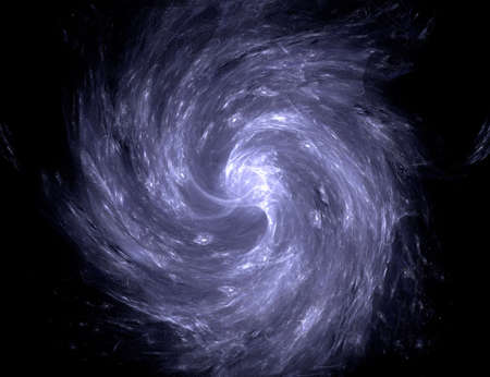 Blue starfieldの写真素材