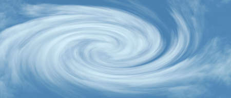 Surreal cloud vortex background panoramaの写真素材