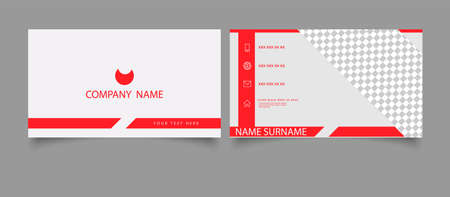 Modern business card design template. business card template designのイラスト素材