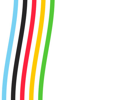 Background with multi-colored dioganal stripes , abstract colorful background Colored lines on a white background. Bright design.のイラスト素材