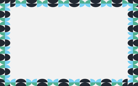 Geometry minimalistic composition template. Frame. Vector graphicsのイラスト素材