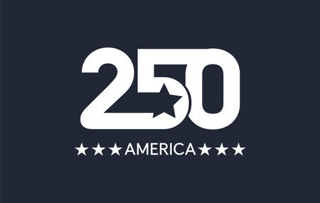 America 250 Background for Celebrating Independence Day of the USAのイラスト素材