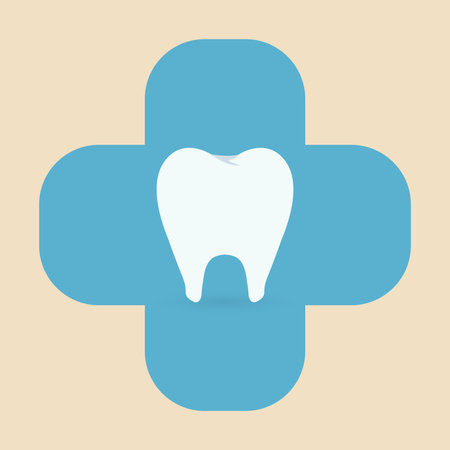 Minimalistic and modern design ideal for dental clinics, orthodontics, oral care services, healthcare branding, logos, educational materials, and professional medical presentations.のイラスト素材