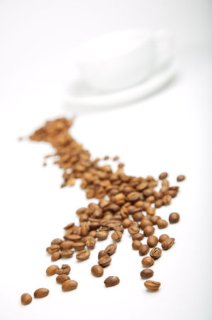 Spilled Beansの写真素材