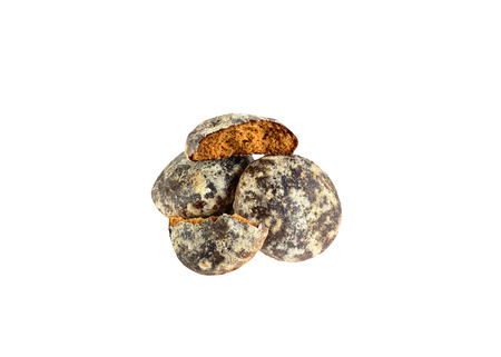 tasty and healthy cookies for health. isolated on white background without shadows.easy to cut for your design.の写真素材
