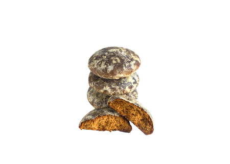 tasty and healthy cookies for health. isolated on white background without shadows.easy to cut for your design.の写真素材