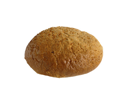 tasty and healthy bread for a healthy diet. isolated on white background without shadows. easy to cut for your design.の写真素材