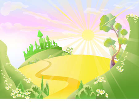 	The fantastic countryの写真素材