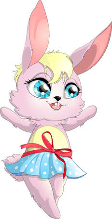 rabbit girlのイラスト素材
