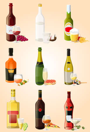 alcoholのイラスト素材