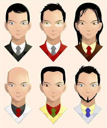 face setのイラスト素材