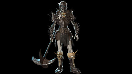 3D render Necromancerの写真素材