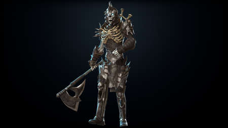 3D render Necromancerの写真素材