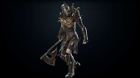 3D render Necromancerの写真素材