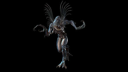Demon mythical monster 3d renderの写真素材