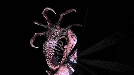 the evil bug 3d renderの写真素材