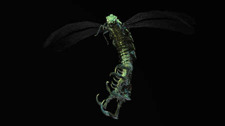 the evil bug 3d renderの写真素材