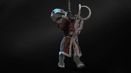 Krampus 3d render model CGの写真素材