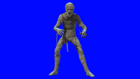 cool mummy 3d render imageの写真素材