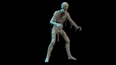 cool mummy 3d render imageの写真素材