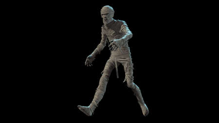 cool mummy 3d render imageの写真素材