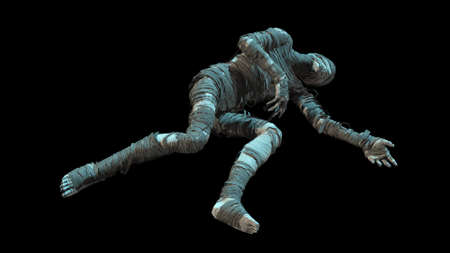 cool mummy 3d render imageの写真素材
