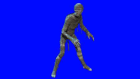 cool mummy 3d render imageの写真素材