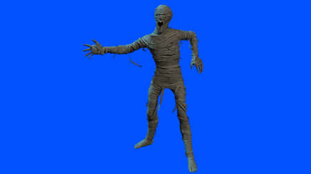 cool mummy 3d render imageの写真素材