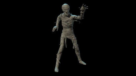 cool mummy 3d render imageの写真素材