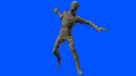 cool mummy 3d render imageの写真素材