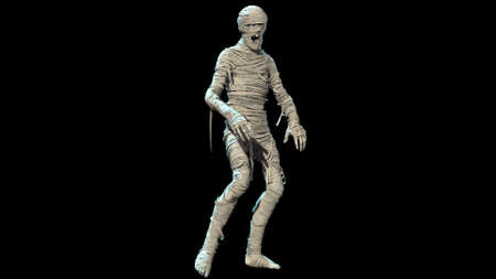 cool mummy 3d render imageの写真素材