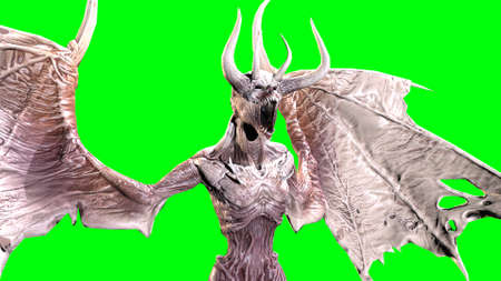 Demon mythical monster 3d renderの写真素材