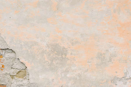 Old stone wall, destroyed by time, vintage styleの写真素材