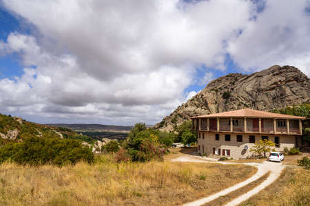 House Mountains Path Forest Sardiniaのeditorial素材