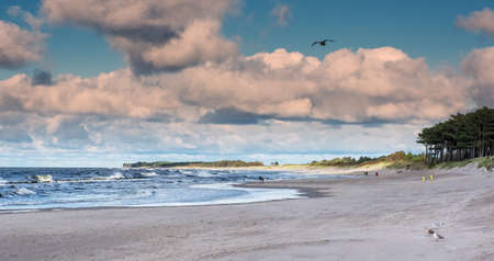 Dune beach Baltic Sea Polandの写真素材