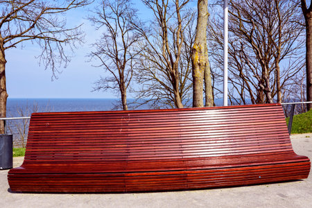 Bank Park Baltic Seaの写真素材