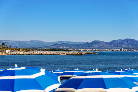 Parasol Mediterranean Mountains Esterelの写真素材