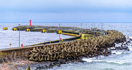 Mole Kolberg Promenade Baltic Sea