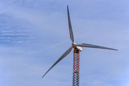 Mast windmill Wind energy Sardiniaの写真素材