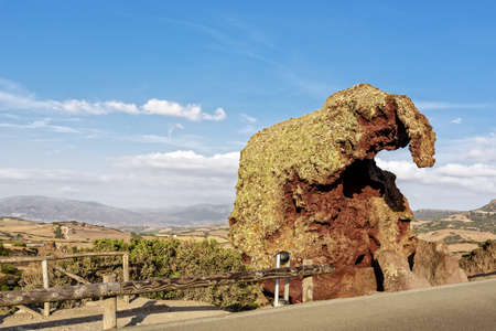 Elephant rock weathering boulders Roccia dell elephantの写真素材